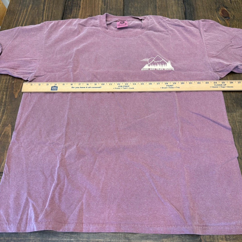 Vintage Anvil Hike Naked Bare Ass Trail Guides Colorado T-Shirt Mens XL Mauve - Picture 5 of 7